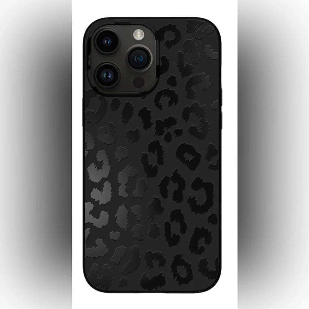Black Leopard Magnetic iPhone Case iPhone 14 pro